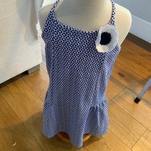 Janie & Jack Blue, White and Red dress.